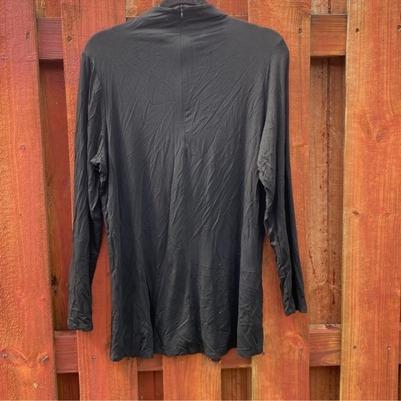 Ashley Stewart Black Long Sleeve with Blue Sequin Design 14/16 - Picture 5 of 8